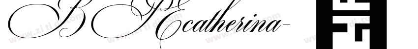 BP Ecatherina字体转换 BP Ecatherina字体转换